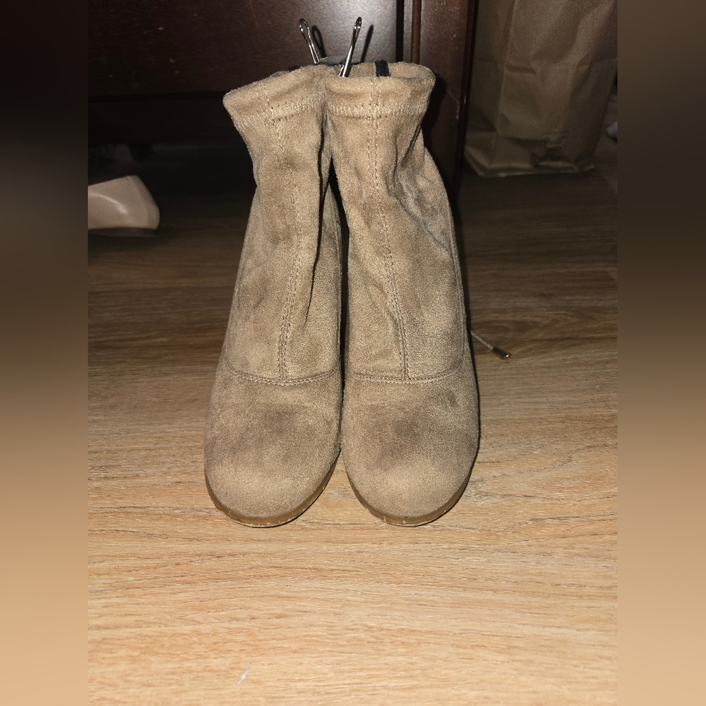 Tan Suede Boots